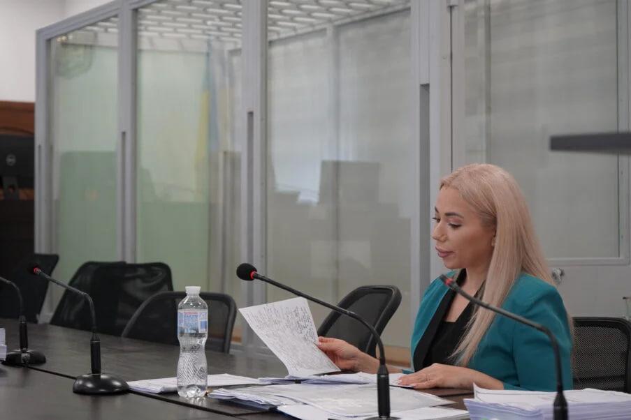 Tetiana Ilieva in court