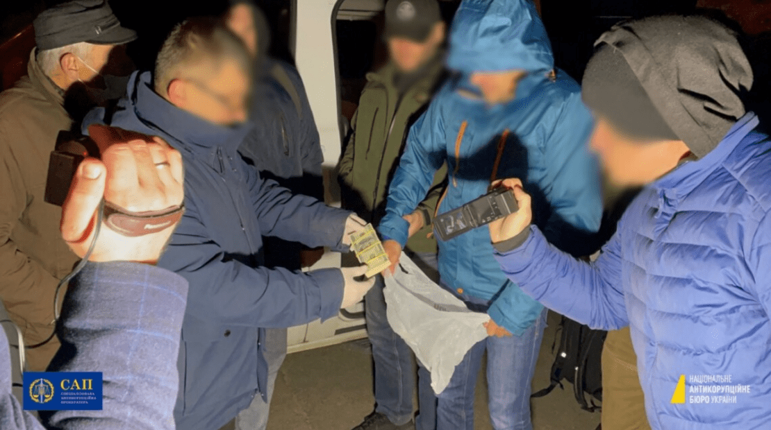 Затримання Дмитра Лобана. Скріншот з відео НАБУ